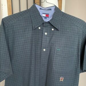Tommy Hilfiger Black Casual Button Down Shirt